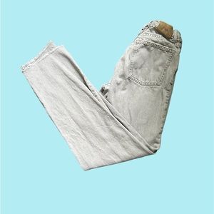 Girls Grey Mid-waisted jeans - Zara